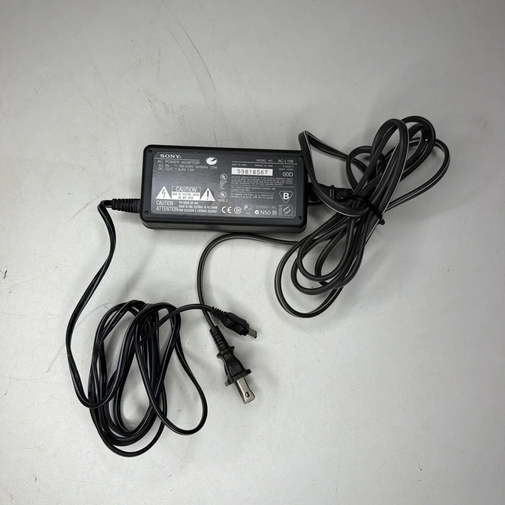 Genuine Sony AC-L10B Power Adaptor Hi8 Handycam Camcorder OEM AC Supply #BC